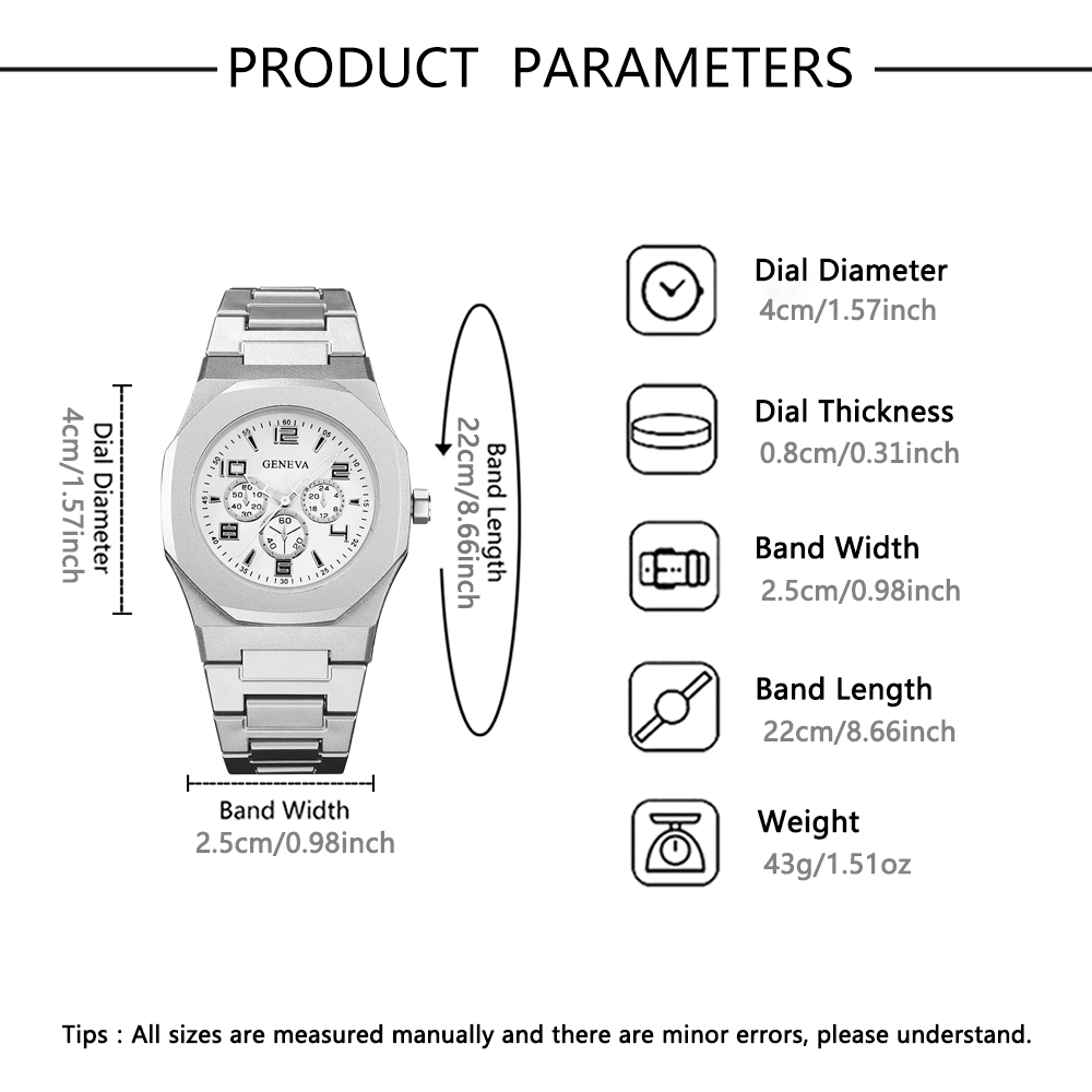 세련된 디자인의 다각형 다이얼이 돋보이는 새로운 시계  - Coordinates Bracelet 리뷰 및 가격